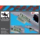 1/48 Mil Mi-24 Hind Canon & Electronics for Zvezda kits