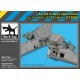 1/72 Boeing AH-64 D Apache Rear Electronics for Academy kits