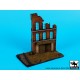 1/72 Ruined Factory with Railroad Base (Base Size: 150mm x 90mm)
