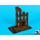 1/72 Ruined Factory with Railroad Base (Base Size: 150mm x 90mm)