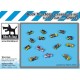 1/700 Carrier Deck Tractors Accessories set (14 Tractors)
