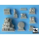1/35 SdKfz. 222 & 223 Accessories Set for Tamiya kits, 12 resin parts