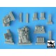 1/35 Italian SPG Semovente M40-75/18 Accessories Set for Tamiya kit