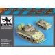 1/35 Sherman 75mm Normandy Stowage/Accessories set for Dragon kit