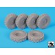 1/35 Australian Land Rover Wheels Set (6 Wheels)