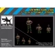 1/72 WWII US Tank Crews (6 figures)