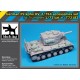 1/72 German Pz.Kpfw KV-2 Accessories set for Trumpeter kit