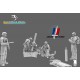 1/35 French Army Mortar and Artillery Group Pack (1 kit, 4 figures)