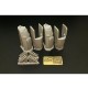 1/48 Dh98 Mosquito Two Stage Merlin resin set for Tamiya kit