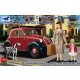 1/35 Italian Light Civilian Car (Hard Top) with Lady, Girl and a Dog