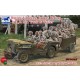 1/35 British Airborne Troops Riding In 1/4ton Truck & Trailer