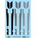 Decals for 1/32 USN/USMC F-4 Phantom Walkways & Formation Lights