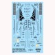 Decals for 1/48 Grumman F-14B Tomcat VF-143 Pukin' Dogs 2001
