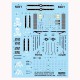 Decals for 1/48 Grumman F-14B Tomcat VF-103 Jolly Rogers, USS Enterprise CVN-65, CVW-17 1996