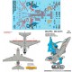Decals For 1/48 VS-35 Blue Wolves S-3B / Navy One / CVN-72 2003