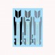 Decals for 1/72 USN/USMC F-4 Phantom Walkways & Formation Lights