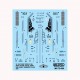 Decals for 1/72 VF-143 Pukin' Dogs, Grumman F-14B Tomcat, 2001