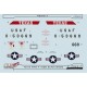 1/32 F-100D 182nd TFS Texas ANG Decal with Data Stencils