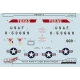 Decals for 1/32 F-100D Super Sabre 182nd TFS Texas ANG 