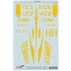 Decals for 1/72 US Navy Blue Angels F-4J Phantom II 1969