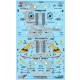 Decals for 1/72 Grumman F-14A VF-41 Black Aces VF-21 Freelancers