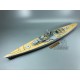 1/350 German Tirpitz Wooden Deck w/Metal Chain for Mini Hobby (Trumpeter) #80602