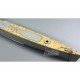 1/350 HMS Exeter Cruiser Wooden Deck w/Metal Chain for Trumpeter kits #05350