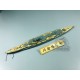 1/700 Japanese Kongo Battleship Wooden Deck w/Metal Chain for Fujimi kits #420172