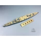 1/700 Japanese Kirishima Battleship Wooden Deck w/Metal Chain for Fujimi kits #420219