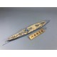 1/700 Japanese Fuso Battleship 1944 Wooden Deck for Aoshima kits #000977 w/Metal Chain PE