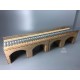 Stone Arch Bridge & Railway Tracks for 1/35 Tanks & 1/87 Trains (360mm x 100mm x 180mm)