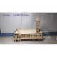 1/87 European Train Station Building (wood)