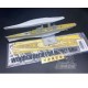 1/700 Alaska-Class Large Cruisers Wooden Deck & Metal Barrels for Trumpeter kit 06738