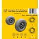 1/48 Beaufighter Mk.I/VI Mainwheels Early Wheel Hub / Smooth Tyre for Revell kits