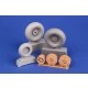 1/48 WWII US B-26B/C Marauder Undercarriage Wheels for ICM kit