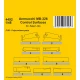 1/48 Modern Australian/Italian Aermacchi MB-326 Control Surfaces for Italeri kit