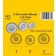 1/72 Douglas A-26 Invader Wheels Late Type for Italeri kits