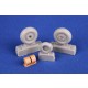 1/72 B-26B/C/F/G Marauder Wheels set for Hasegawa kits