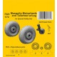 1/72 Mosquito Mainwheels and Tailwheel with Leg for Special Hobby kits