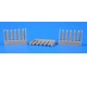 1/48 WWII German 88mm Flak Ammo Spent Cartridges (15ks)