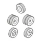 1/72 SS-100 Gigant - Wheels for Special Armour kit