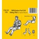 1/32 WWII Italian Fiat G-50 Sitting Pilot for Special Hobby kit