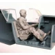 1/48 German Messerschmitt Bf 109G Seated Pilot for Eduard kits