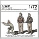 1/72 WWII USAAF Pilot, Gunner and Mechanic (3pcs)