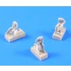 1/72 German Panzer crew sitting (3 figures)