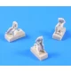 1/72 German Panzer crew sitting (3 figures)