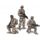 1/72 Two Kneeling Soldiers and Commanding Officer, US Army Infantry Squad 2nd Division