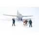 1/72 Ox towing a Me 163B with2 Luftwaffe Ground Crew