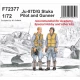 1/72 WWII Junkers Ju-87D/G Stuka Pilot and Gunner