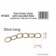 1/48 1/72 Fine Brass Chain with Rounded Links (L: 30cm)